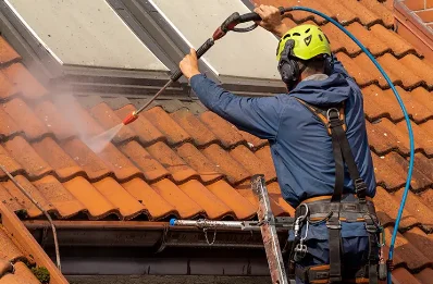 Démoussage et hydrofuge de toiture à Fillière